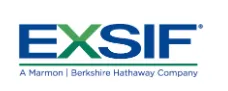 EXSIF logo in green and blue displayed on Glo Clean homepage highlighting a commercial client and local partnerships in York